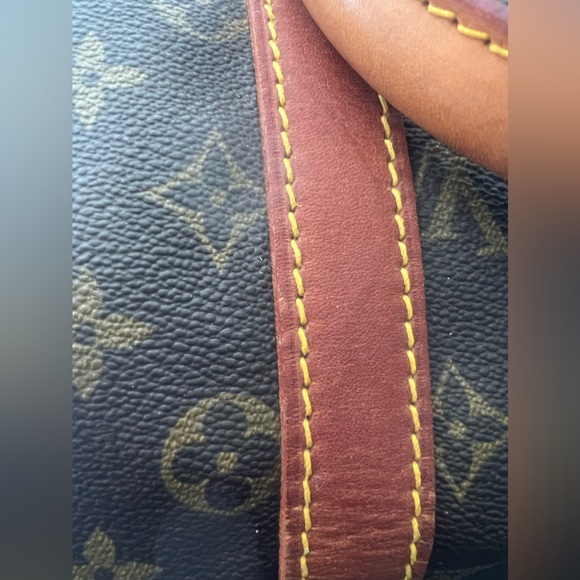 Authentic LOUIS VUITTON keepall 45 travel bag vachetta leather vintage - Picture 8 of 17